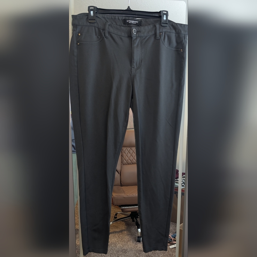 Men's Black Stretch Dress Pants
